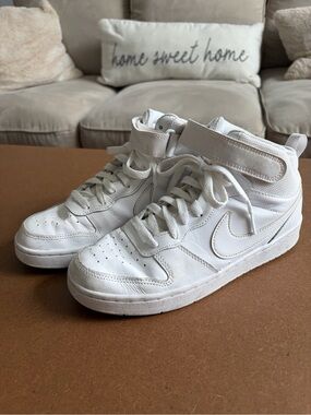 Nike White High-Top Sneakers
